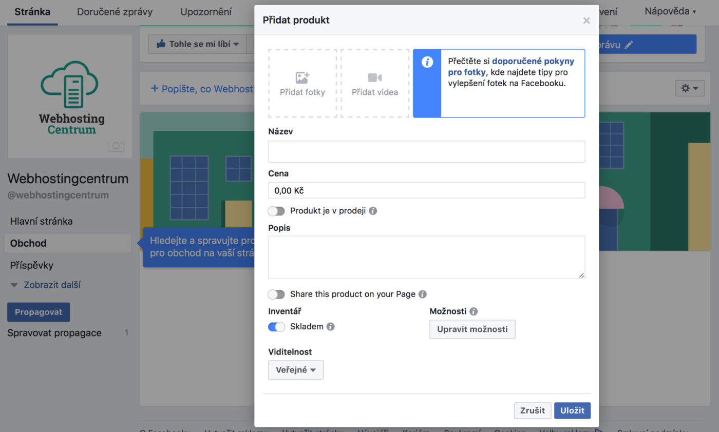 facebook marketplace pridat produkt