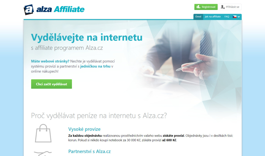 Affiliate síť Alza.cz