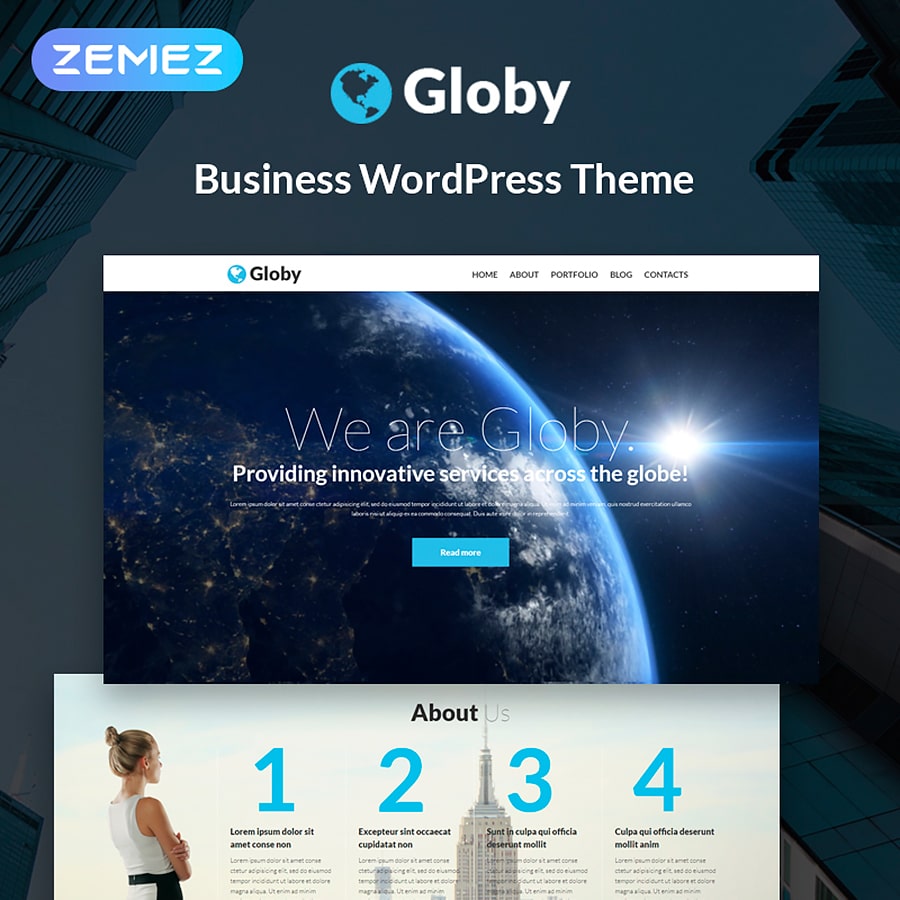 WordPress šablona Your Business