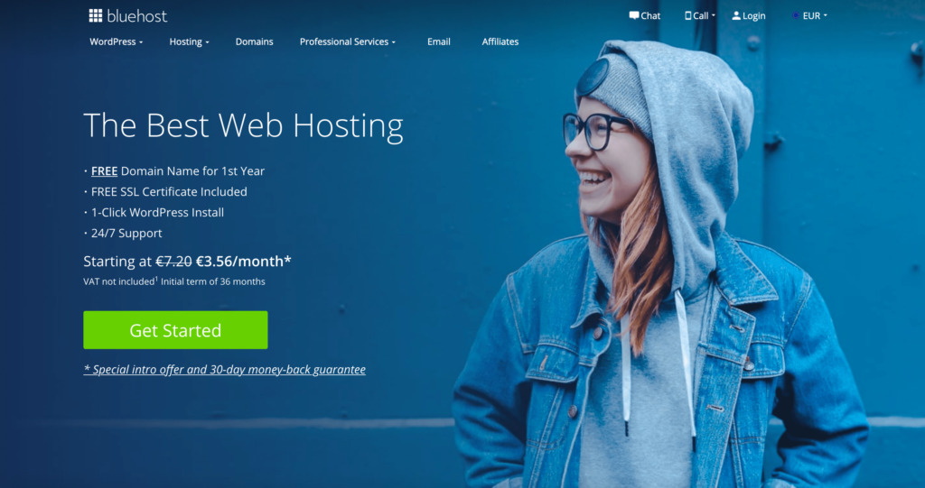 Bluehost.com hosting