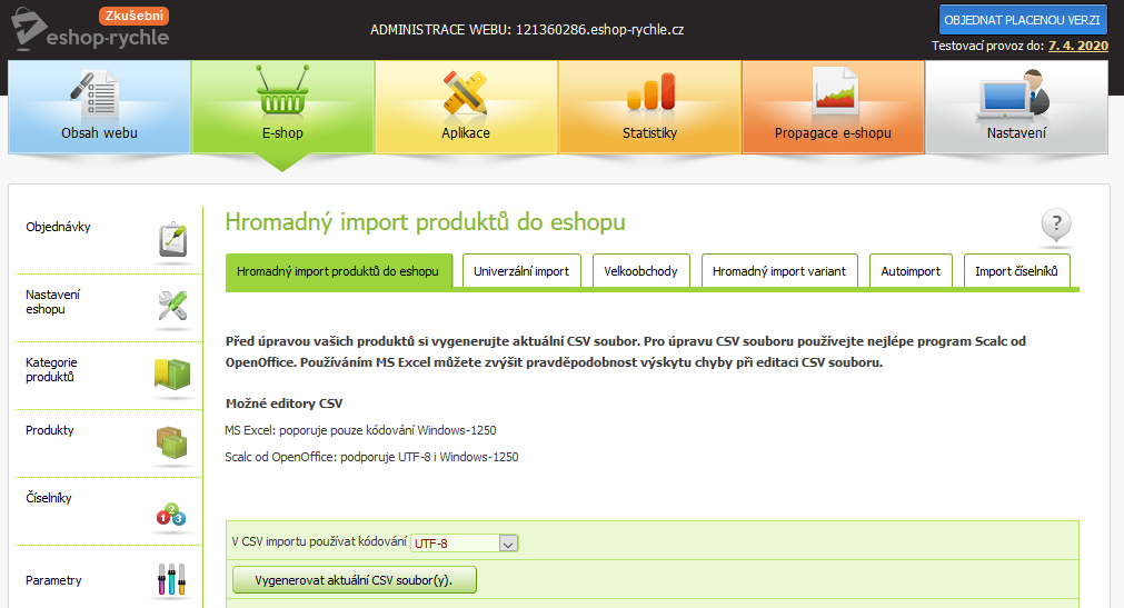 Recenze Eshop-rychle dropshipping import produktů