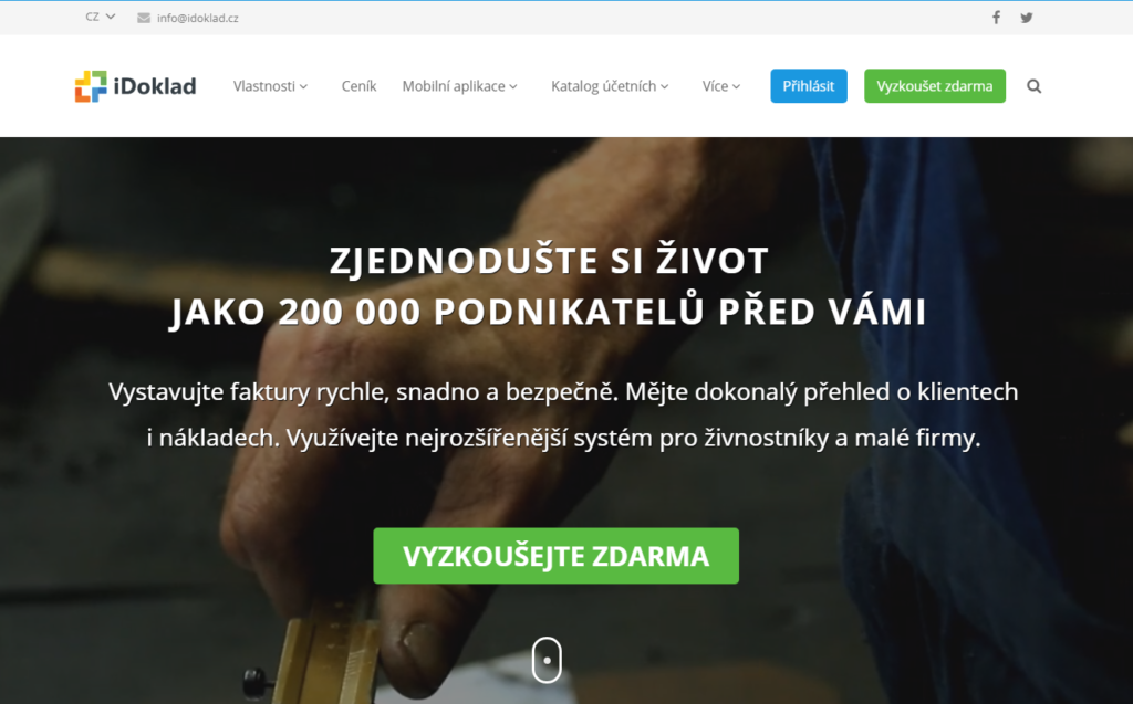 iDoklad.cz fakturační nástroj pro firmy