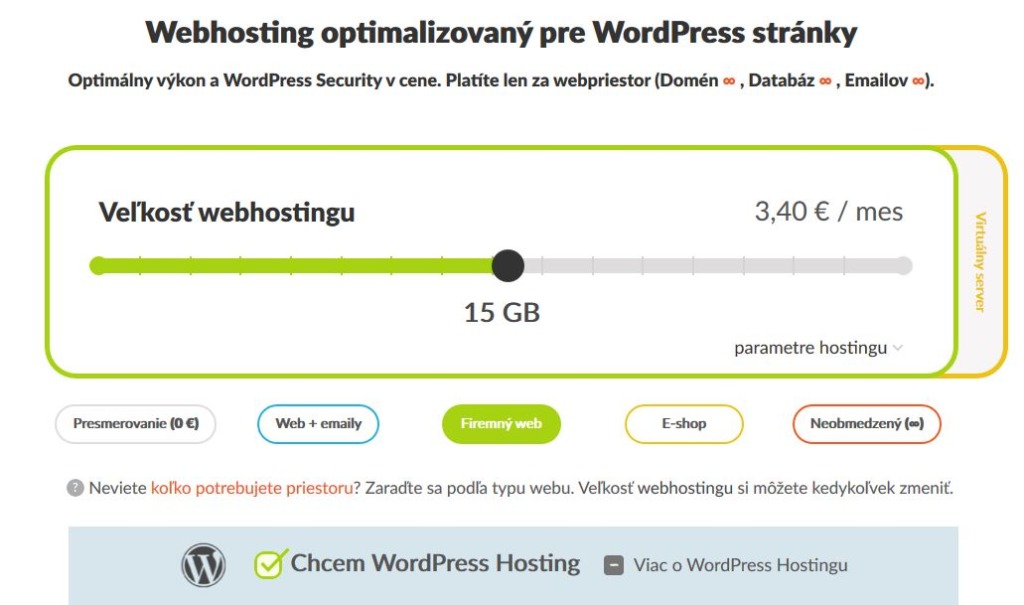 Recenze HostCreators WordPress webhosting